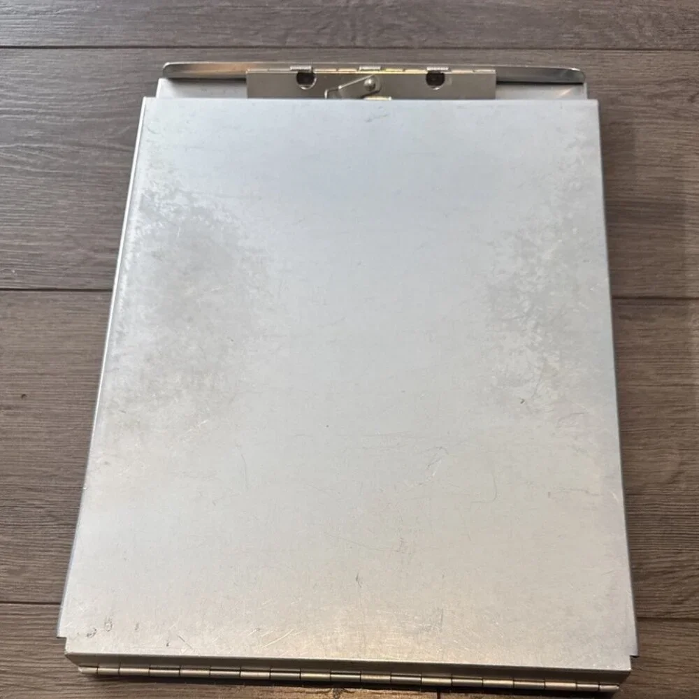 Saunders Clipboard Form Holder AH8512 Aluminum Nurse Contractor Accordion USA